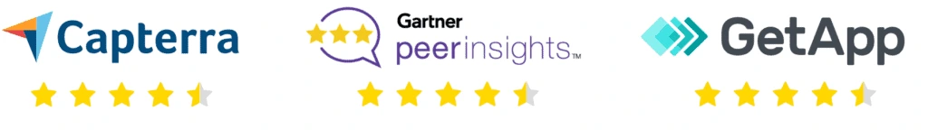 Halo review ratings from Capterra, Gartner Peer Insights, and GetApp